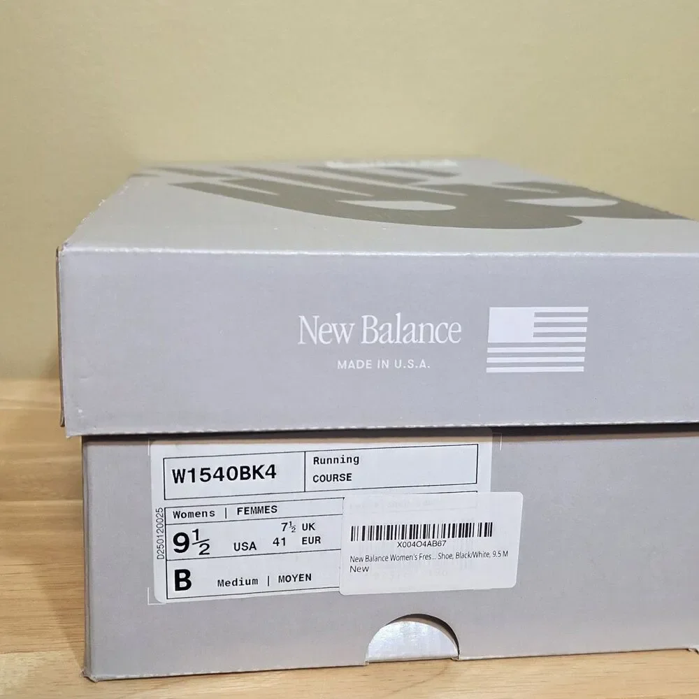 New Balance Fresh Foam X 1540v4 Black Harbor Grey W1540BK4 Women's Size 9.5